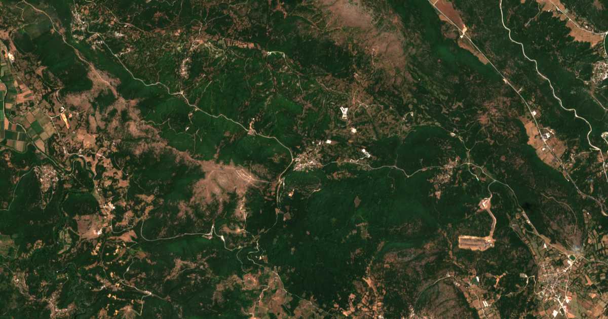 Mapa por satélite de Ligopsá