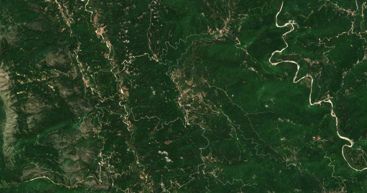 Mapa por satélite de Radovízion