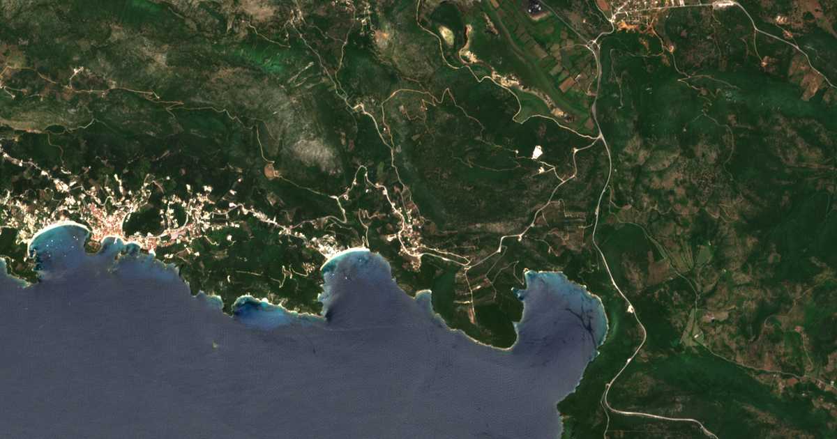 Mapa por satélite de Agía Kyriakí