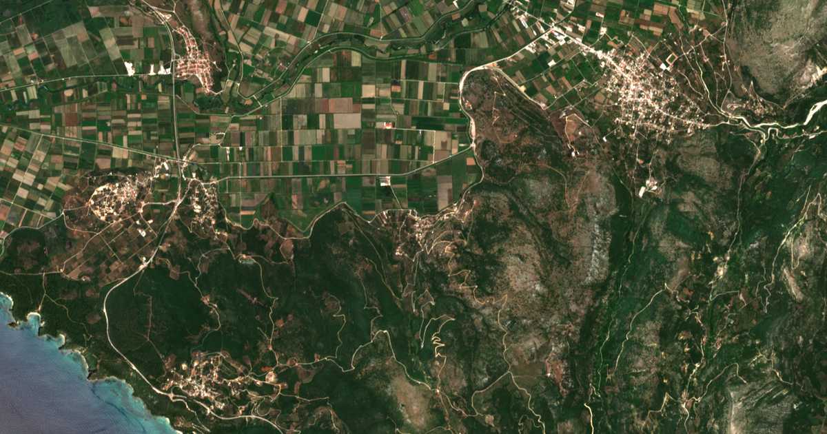 Mapa por satélite de Chóchla