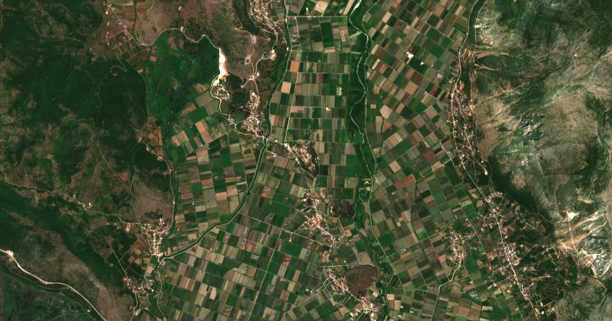 Mapa por satélite de Koronópoulon