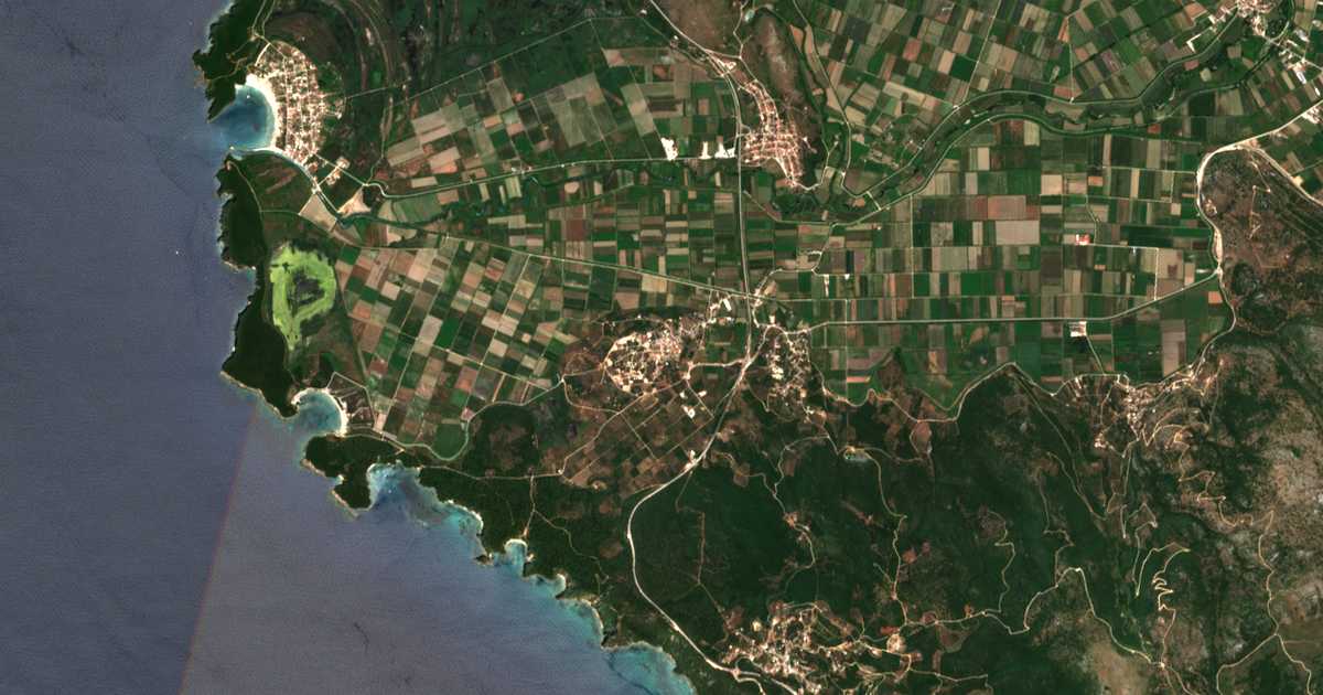 Mapa por satélite de Valanidórachi