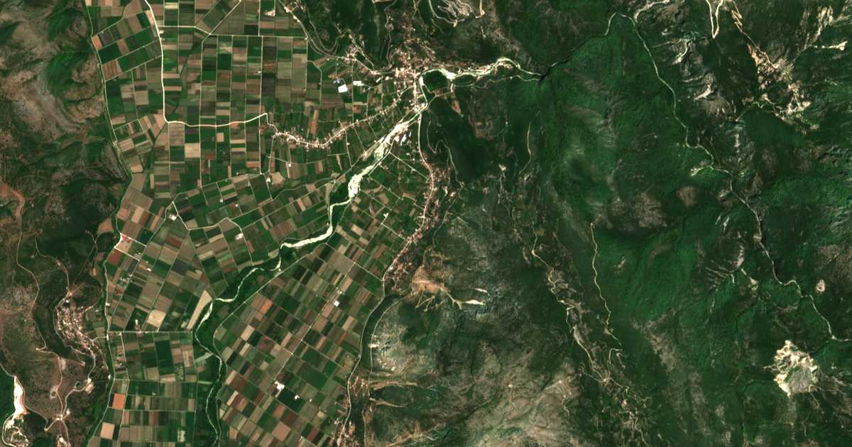 Mapa por satélite de Vouvopótamos
