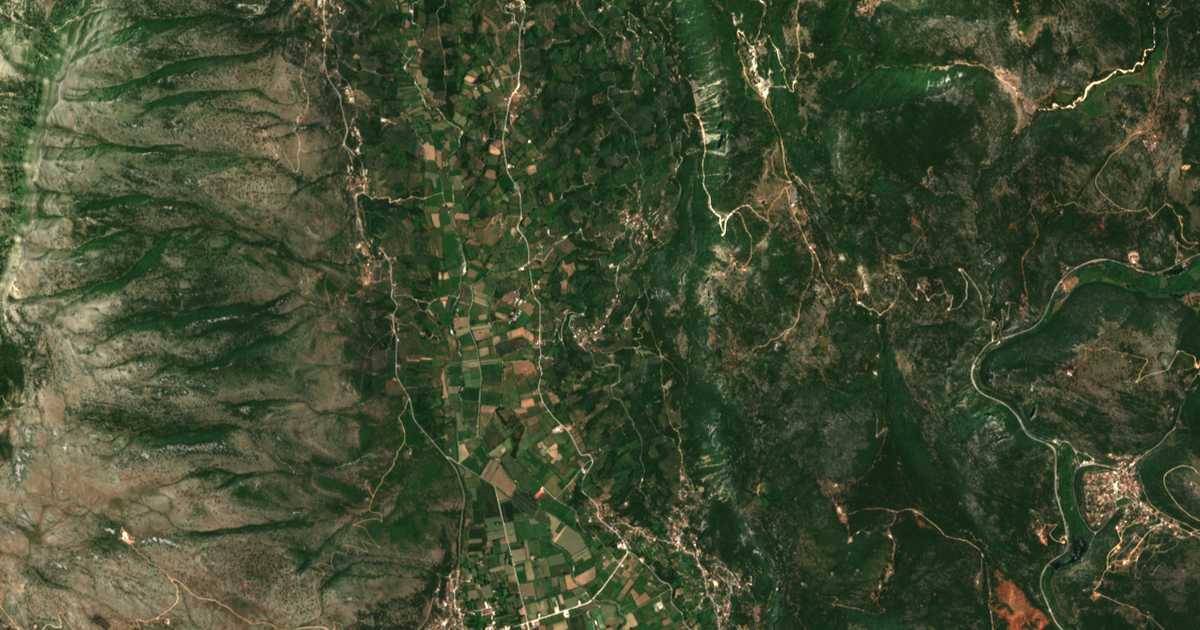 Mapa por satélite de Galatás
