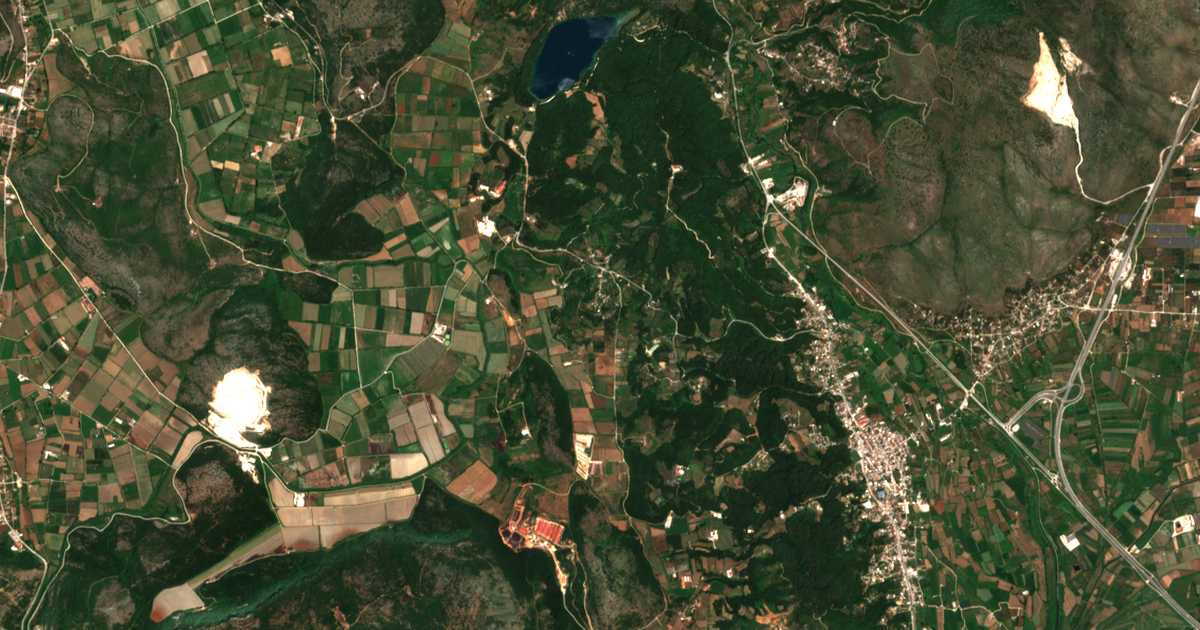 Mapa por satélite de Romiá