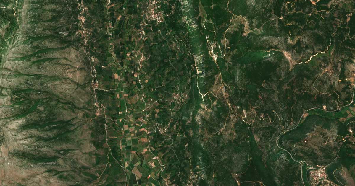 Mapa por satélite de Zervón