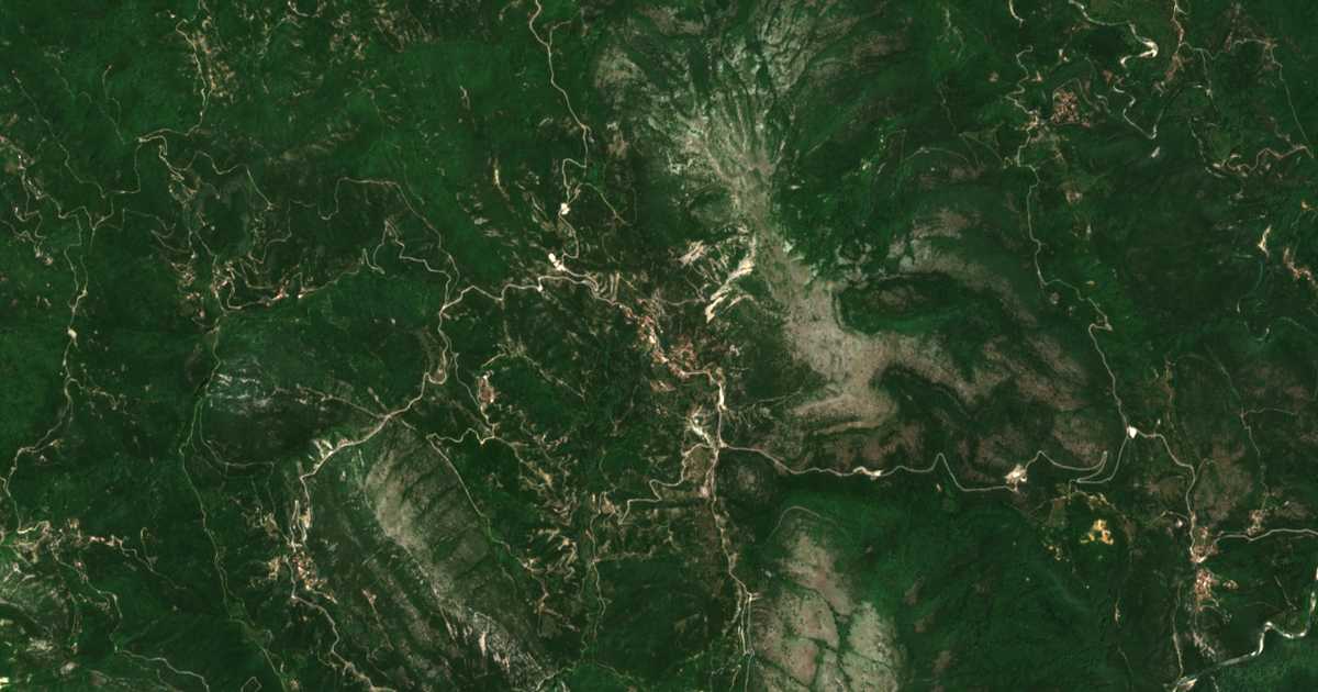 Mapa por satélite de Keramítsa