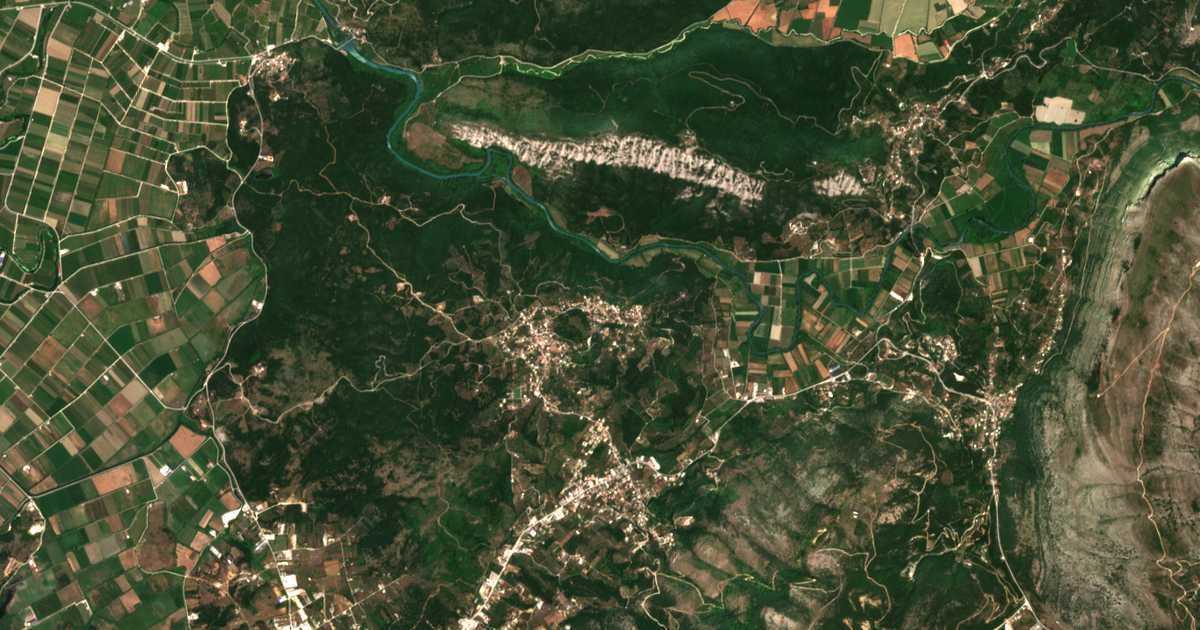 Mapa por satélite de Ágios Vlásios