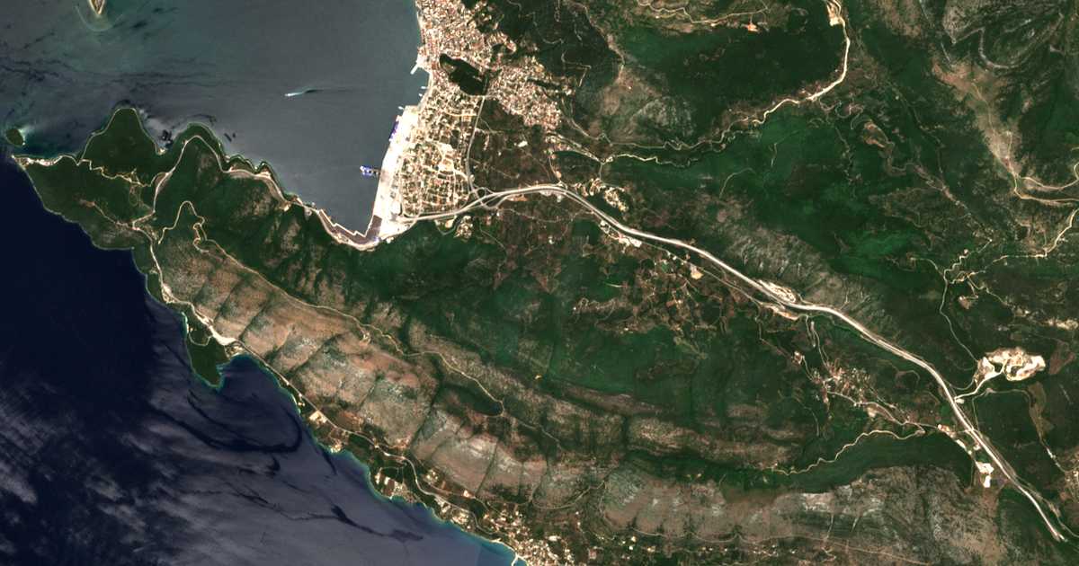 Mapa por satélite de Drosiá