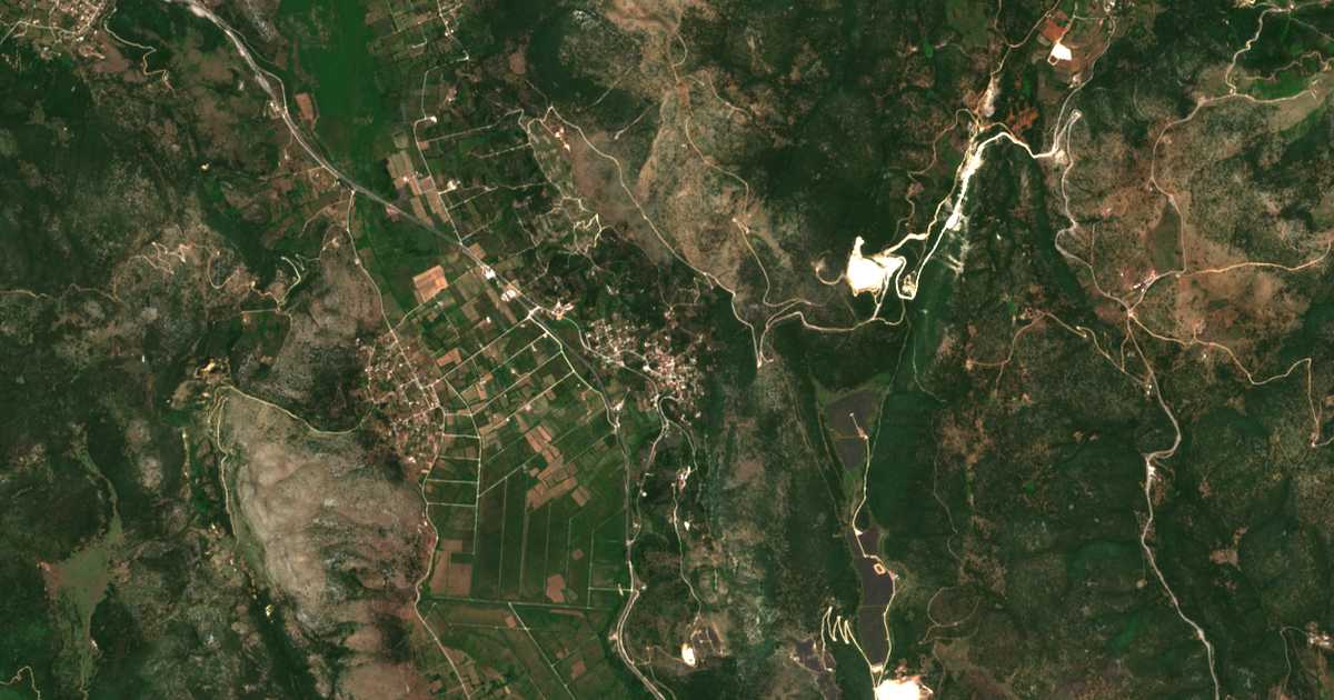 Mapa por satélite de Margaríti