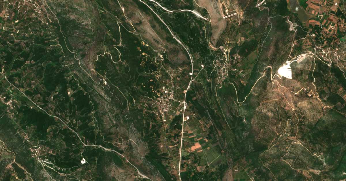 Mapa por satélite de Mazarakiá