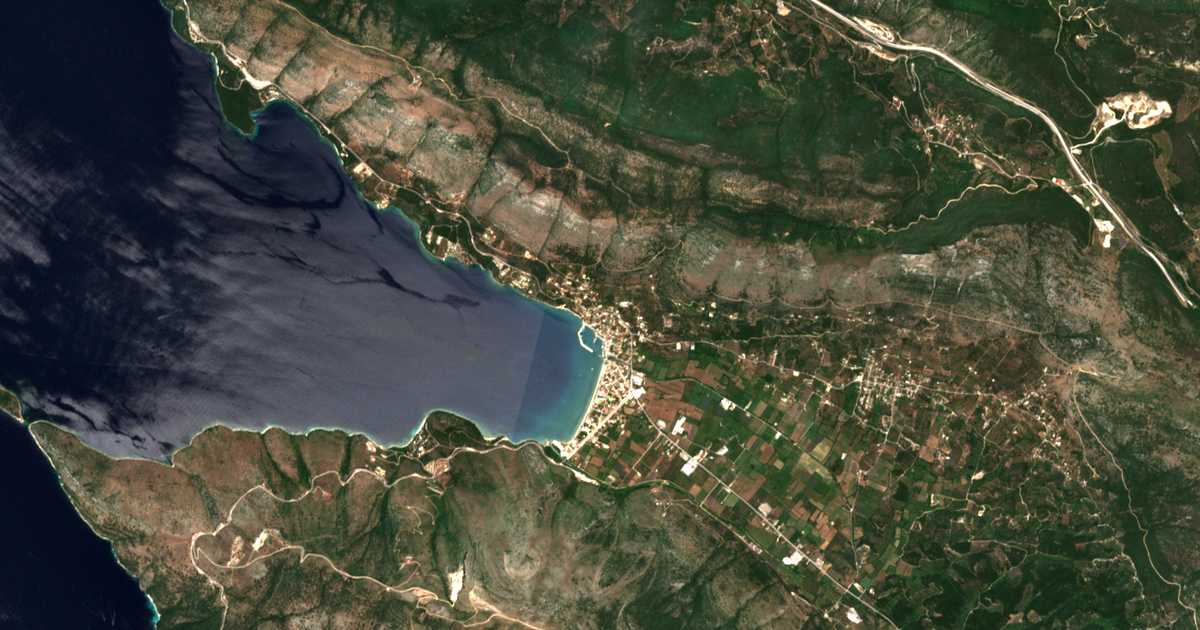 Mapa por satélite de Platariá