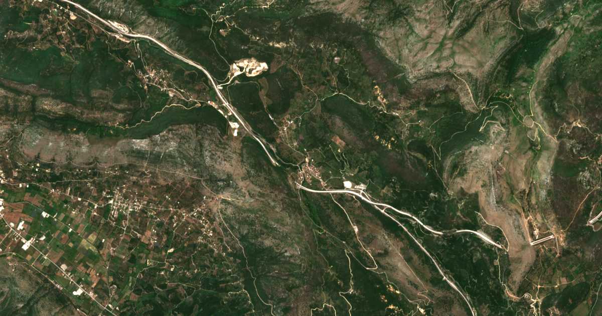 Mapa por satélite de Vasilikós