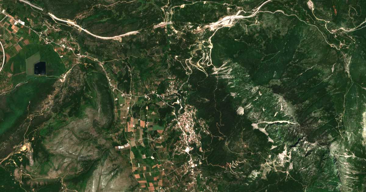 Mapa por satélite de Ágios Donátos