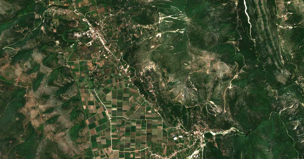 Mapa por satélite de Chóika