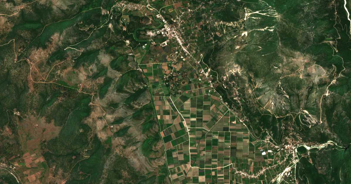 Mapa por satélite de Mandrótopos