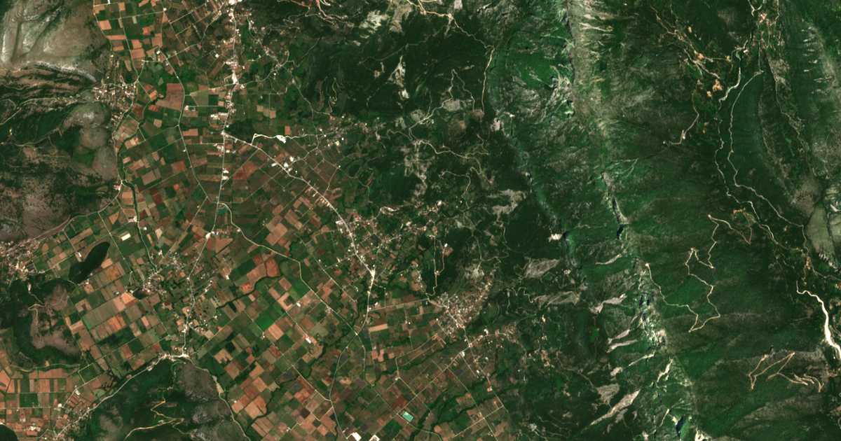 Mapa por satélite de Prodrómion