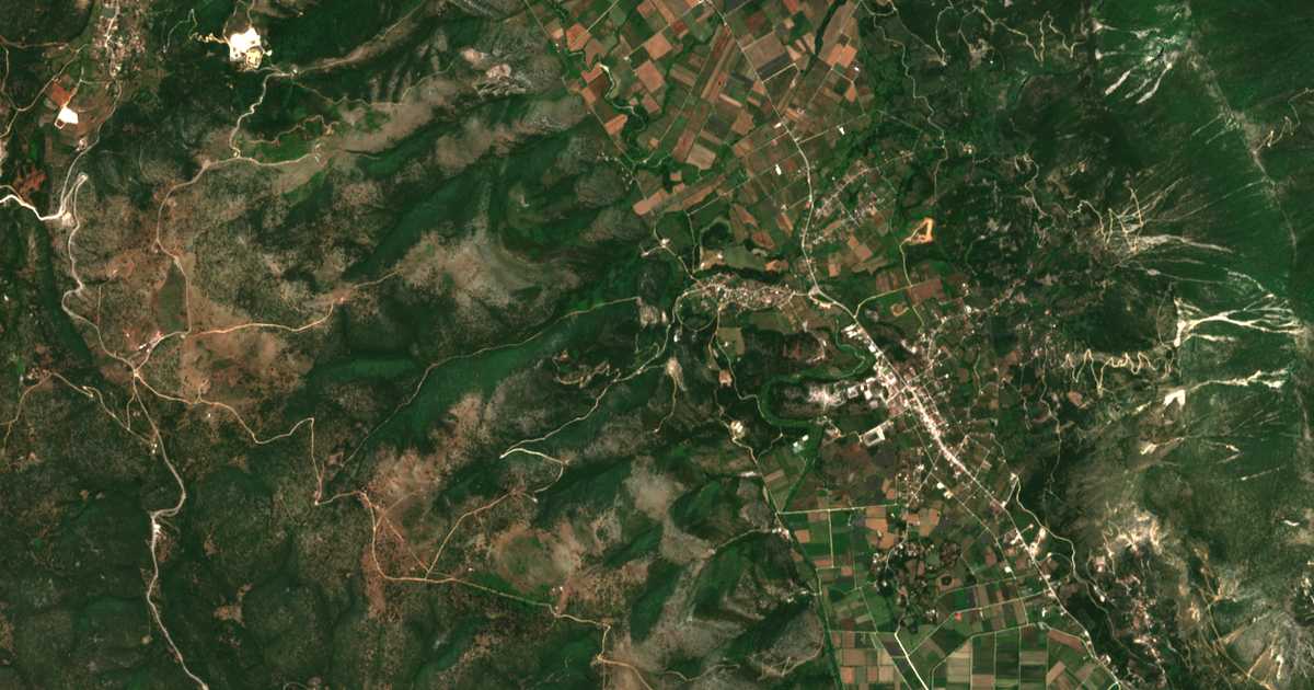 Mapa por satélite de Skándalon