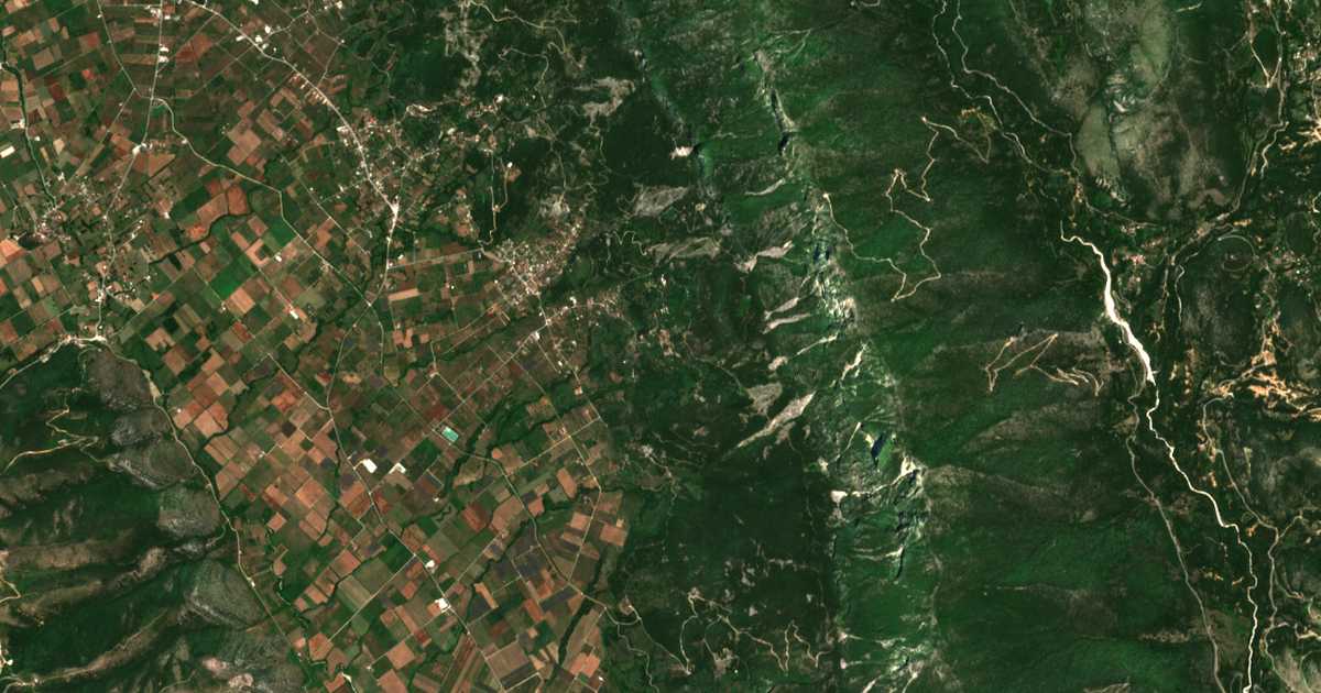 Mapa por satélite de Zervochórion