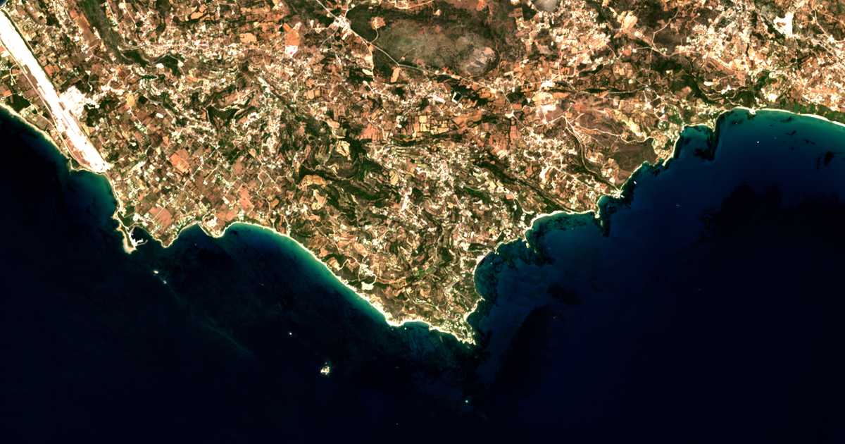 Mapa por satélite de Kleísmata