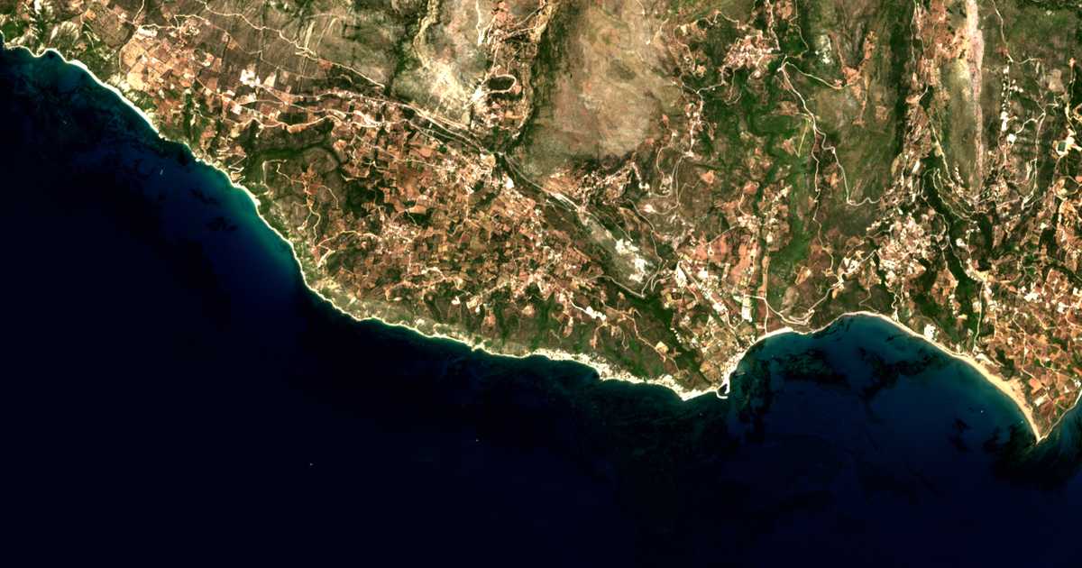 Mapa por satélite de Mavráta