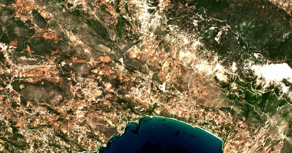 Mapa por satélite de Mousáta