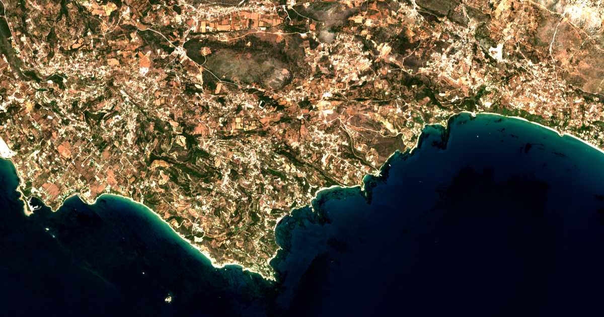 Mapa por satélite de Pesáda