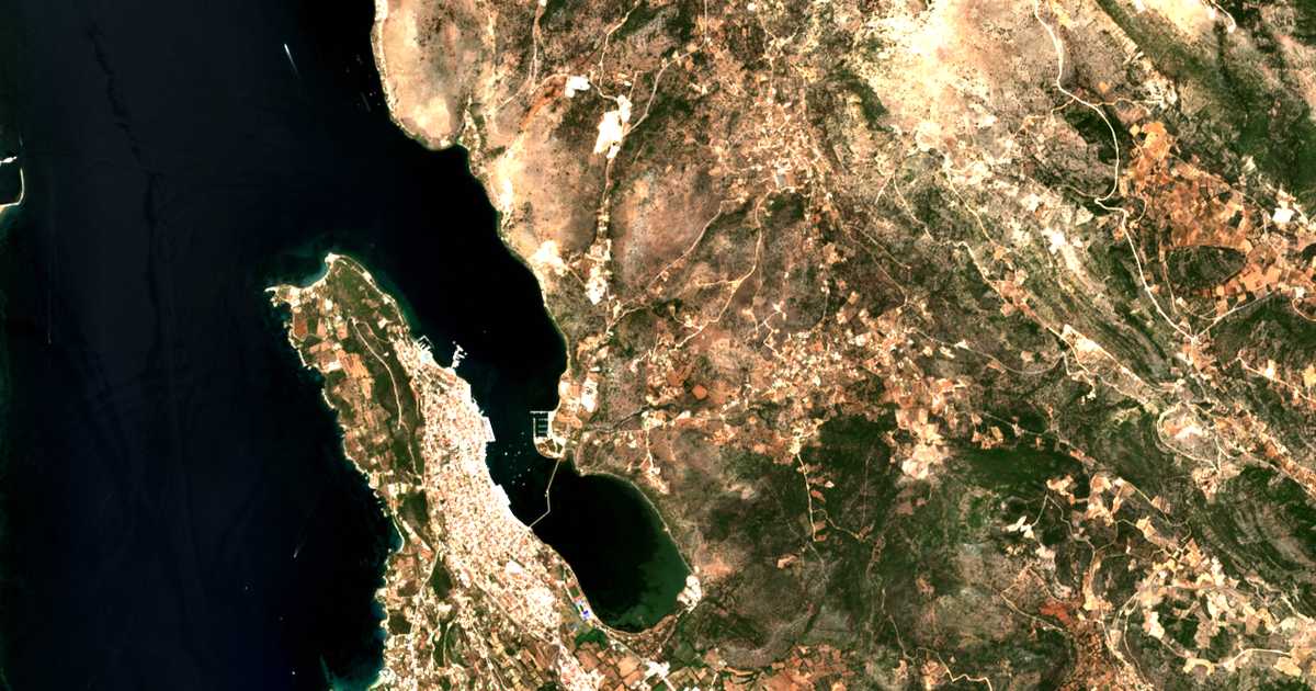 Mapa por satélite de Prokopáta