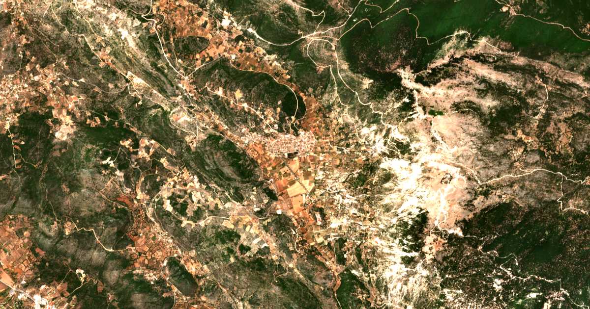 Mapa por satélite de Valsamáta