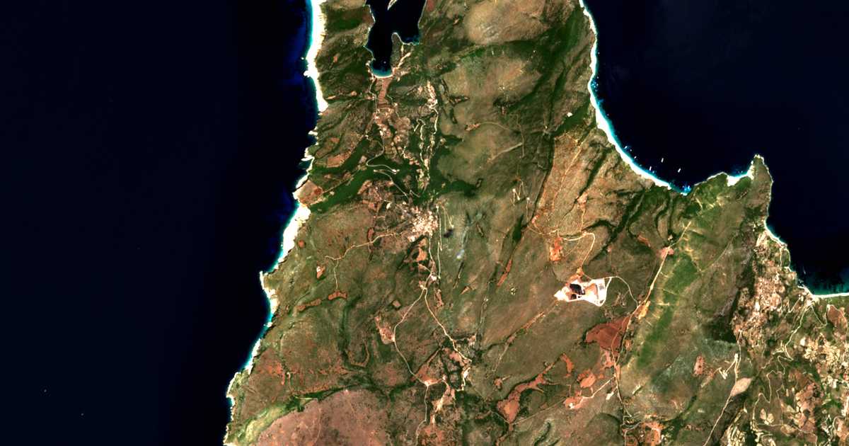 Mapa por satélite de Athéras
