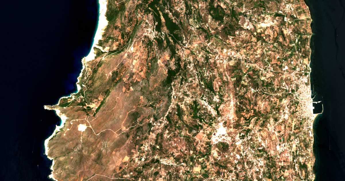 Mapa por satélite de Chavdáta