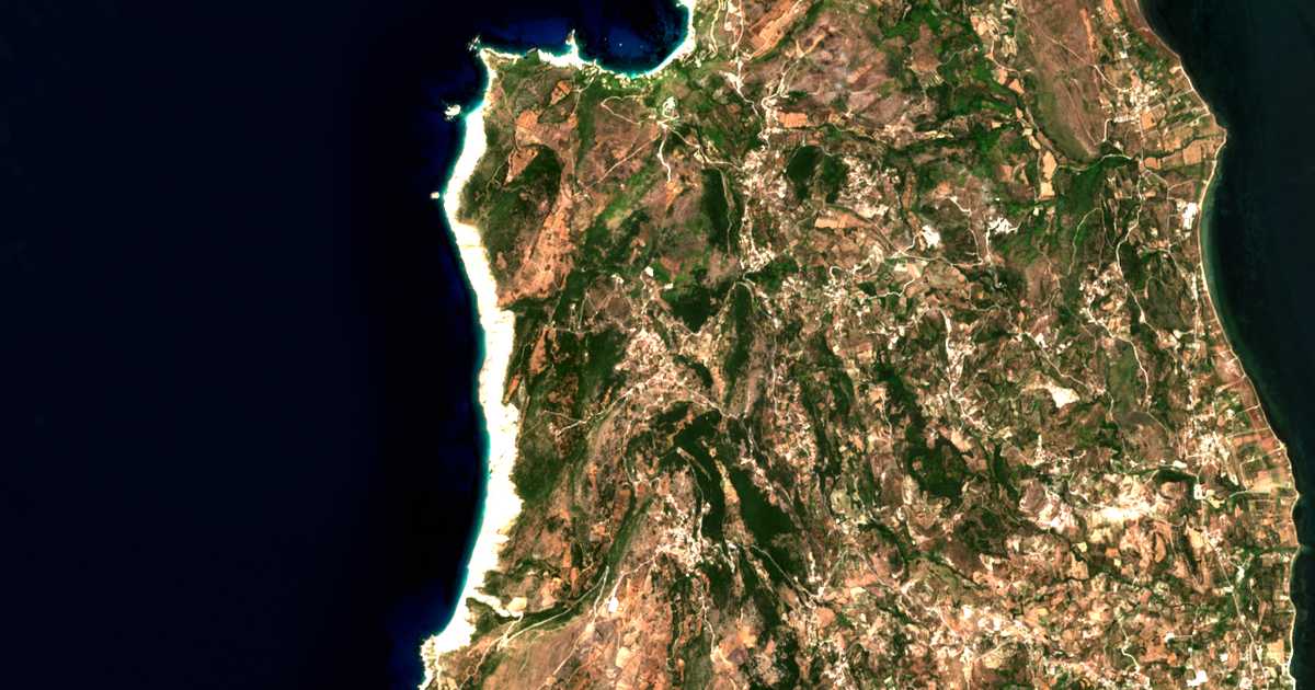 Mapa por satélite de Damoulianáta