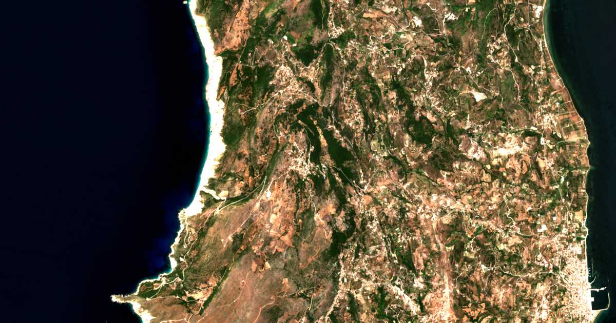 Mapa por satélite de Kaminaráta