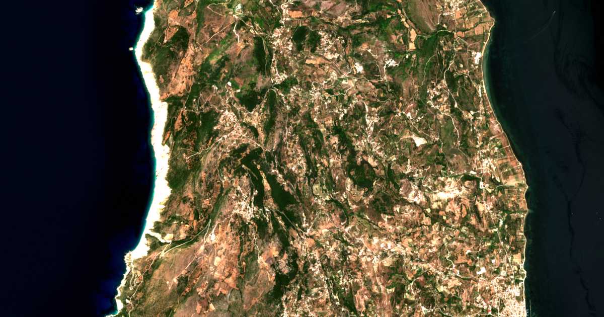 Mapa por satélite de Monopoláta