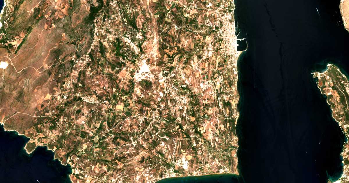 Mapa por satélite de Soullároi