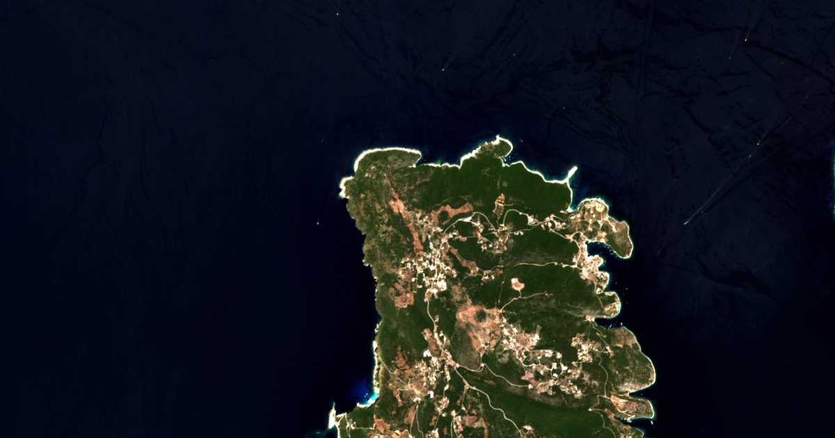 Mapa por satélite de Antipáta