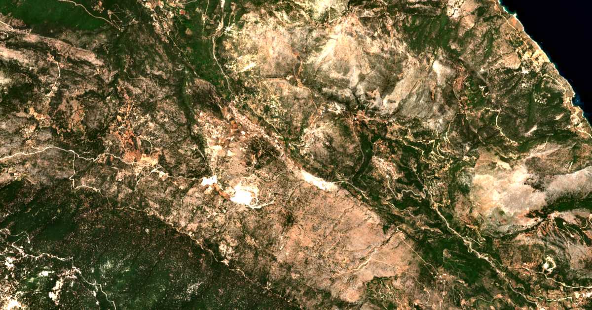 Mapa por satélite de Digaléton