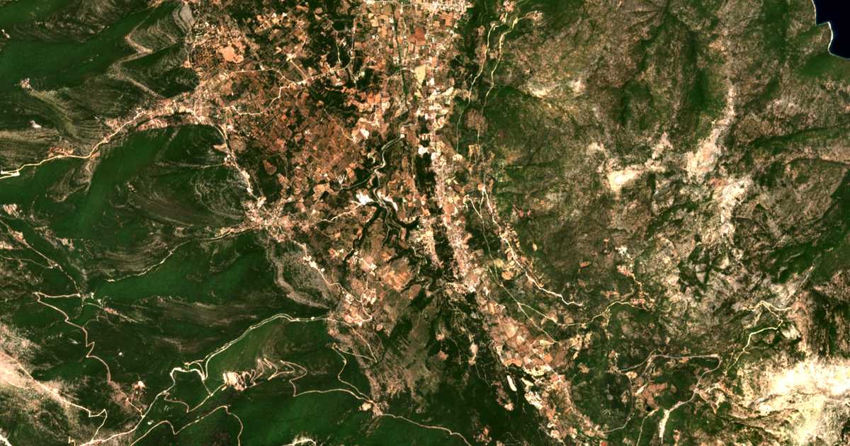 Mapa por satélite de Grizáta