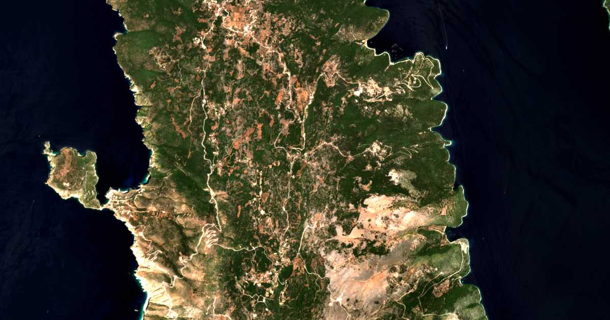 Mapa por satélite de Varý