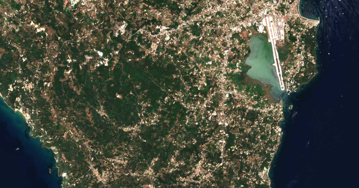 Mapa por satélite de Ágios Geórgios