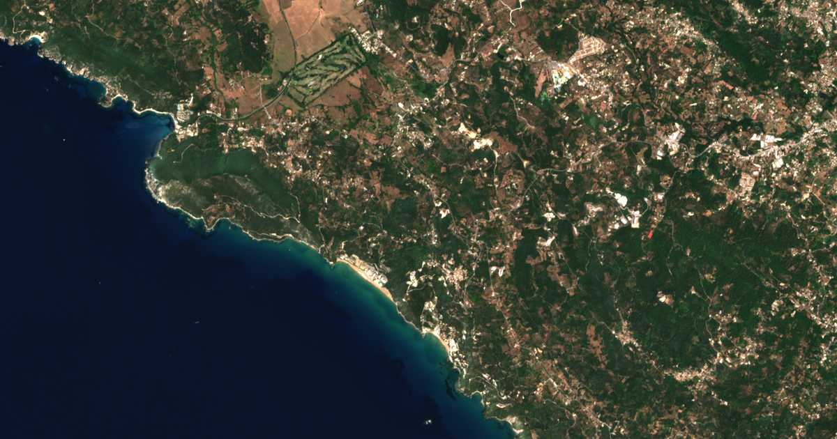 Mapa por satélite de Ágios Onoúfrios