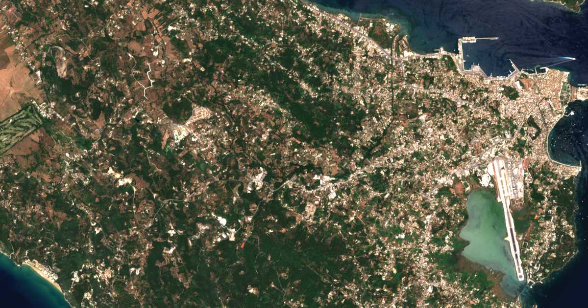 Mapa por satélite de Ágios Vlásios