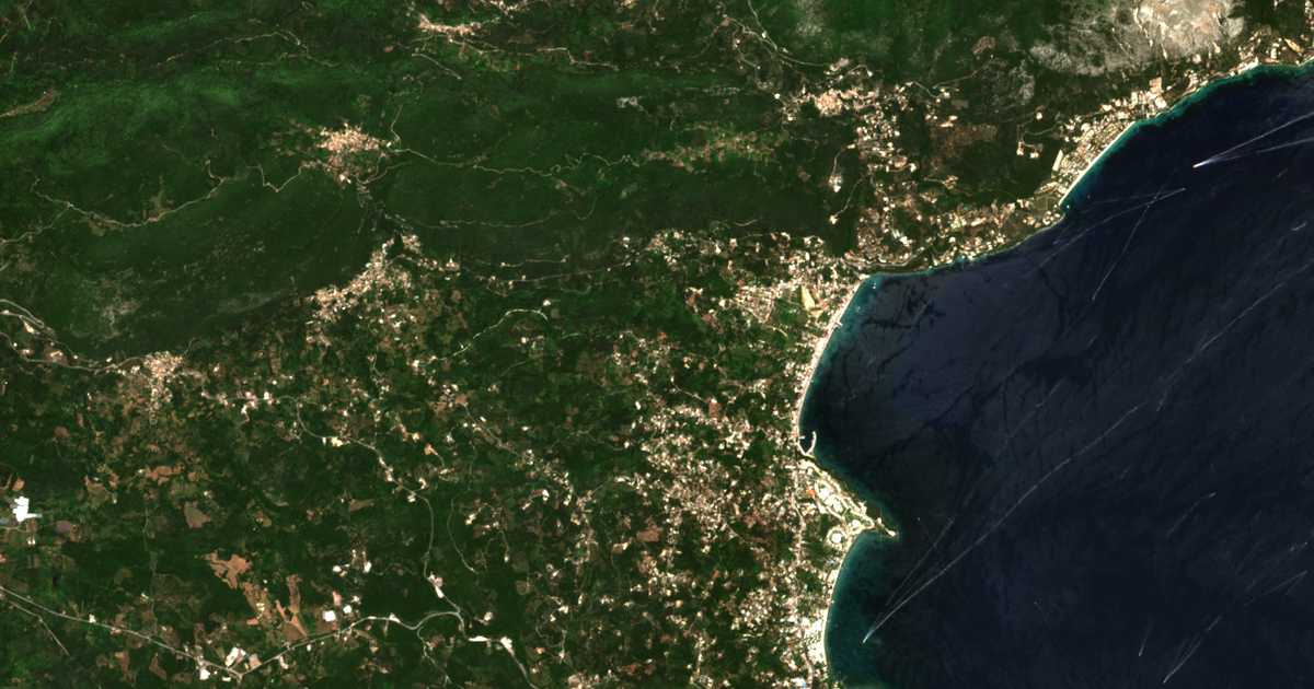 Mapa por satélite de Análipsis