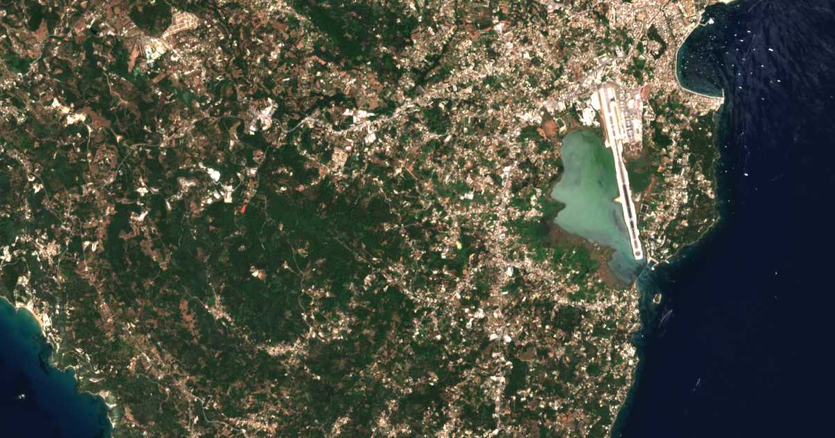 Mapa por satélite de Bastoúnion
