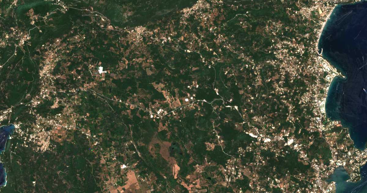 Mapa por satélite de Félekas