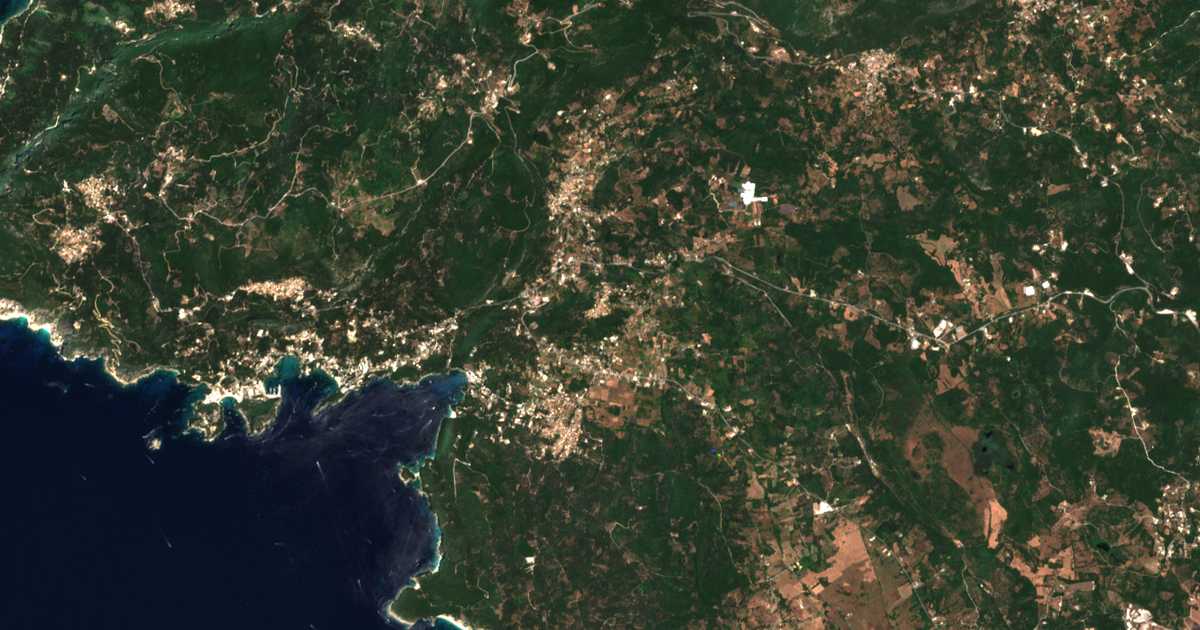 Mapa por satélite de Gardeládes