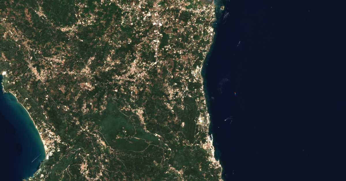 Mapa por satélite de Gastoúri