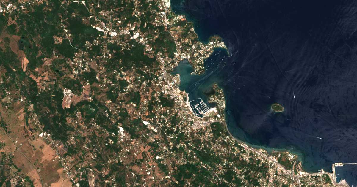 Mapa por satélite de Gouviá