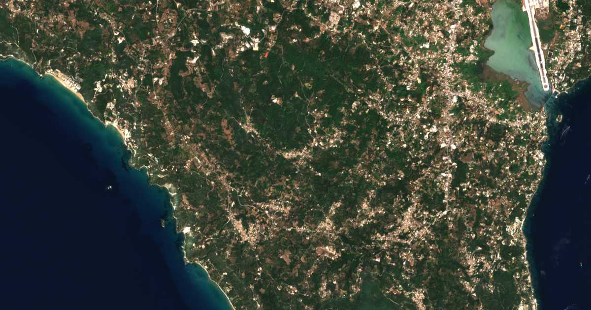 Mapa por satélite de Kalafatiónes