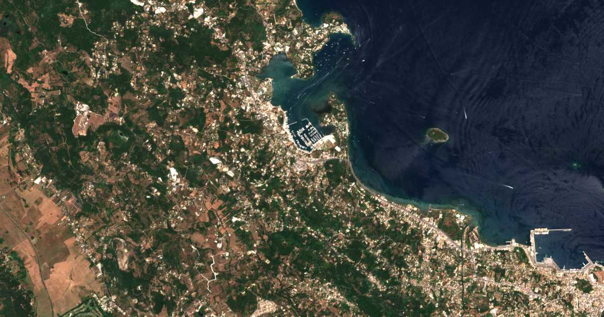 Mapa por satélite de Kontokálion